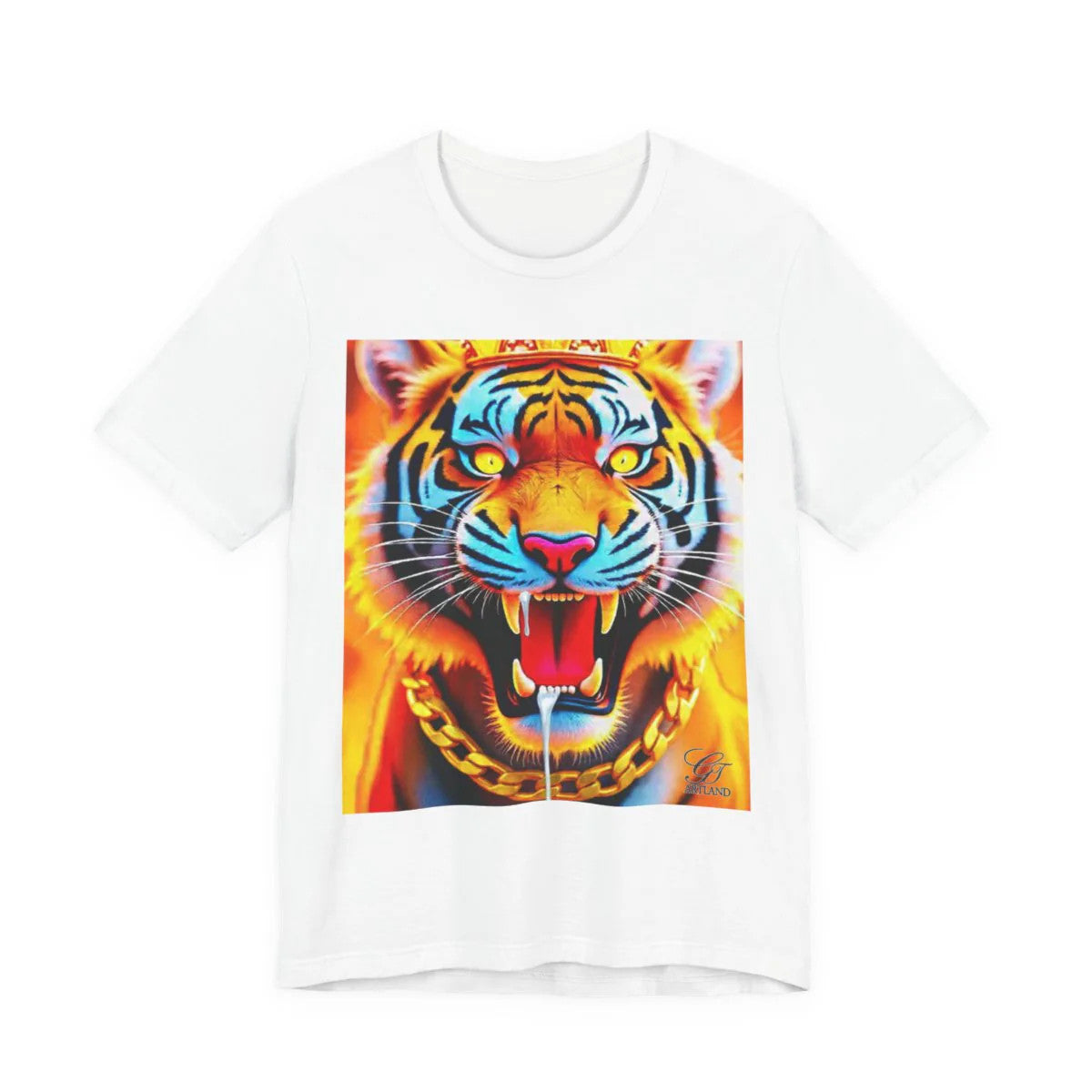 Hungry Fire Tiger Unisex Jersey Short Sleeve Tee by GT Artland