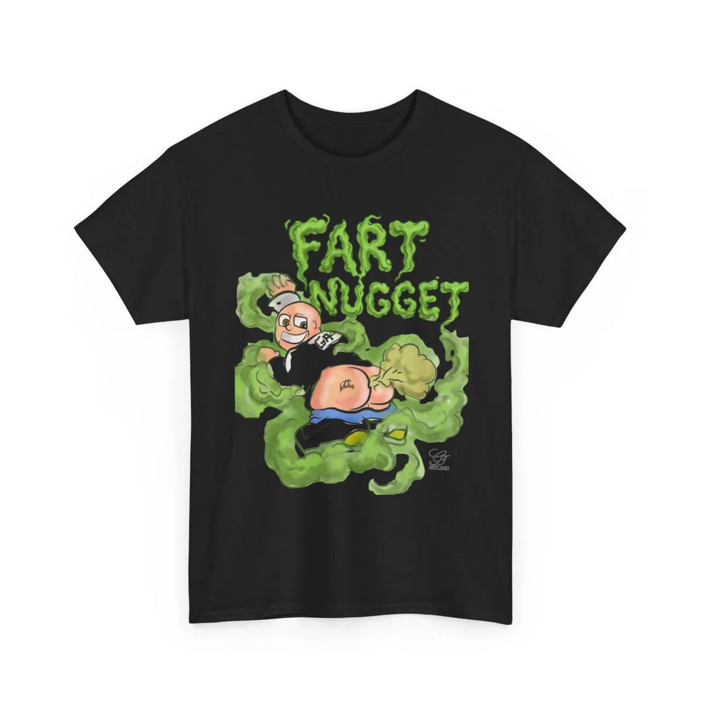 Fart Nugget Unisex Heavy Cotton Tee by GT Artland