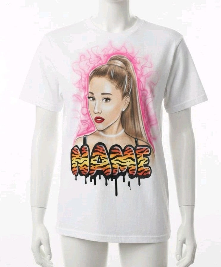 Custom Airbrush PORTRAITS ANY FACE Add Name ANYBODY Any COLORS Any Size