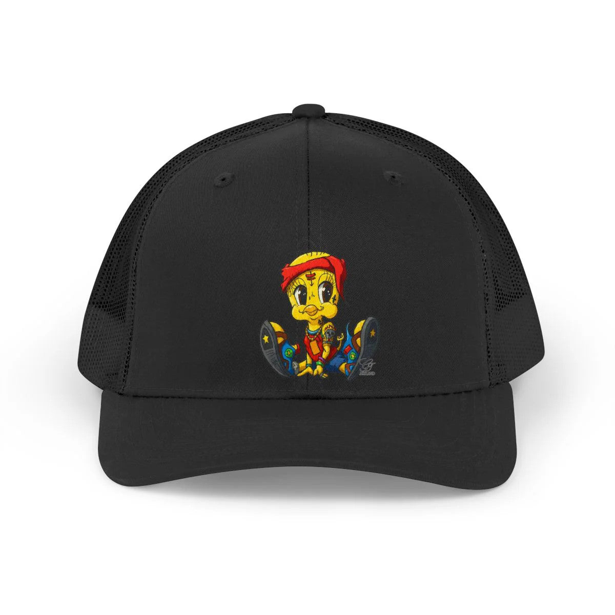 Hustler Tattoo Bandana Bird Classic Edition Designer Trucker Retro Hat by GT