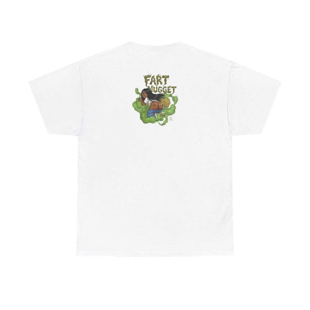 Fart Nugget Ebony Girl Unisex Heavy Cotton Tee by GT Artland