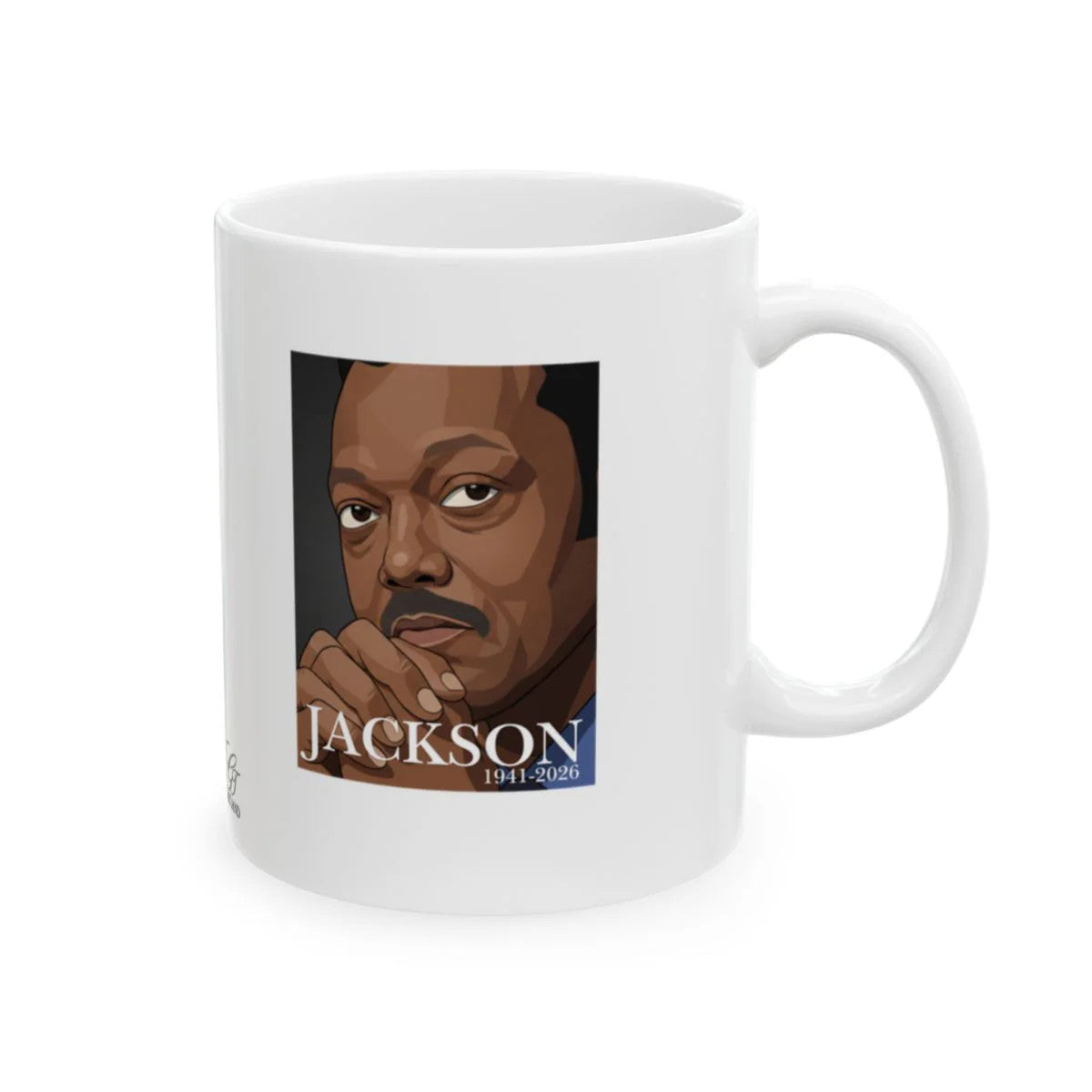 Jesse JACKSON Tribute Ceramic Mug, (11oz, 15oz) by GT Artland