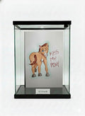 Kiss My Pony Humor ART  HD Color 8.5 X 11 INCH Original PRINT SIGNED 