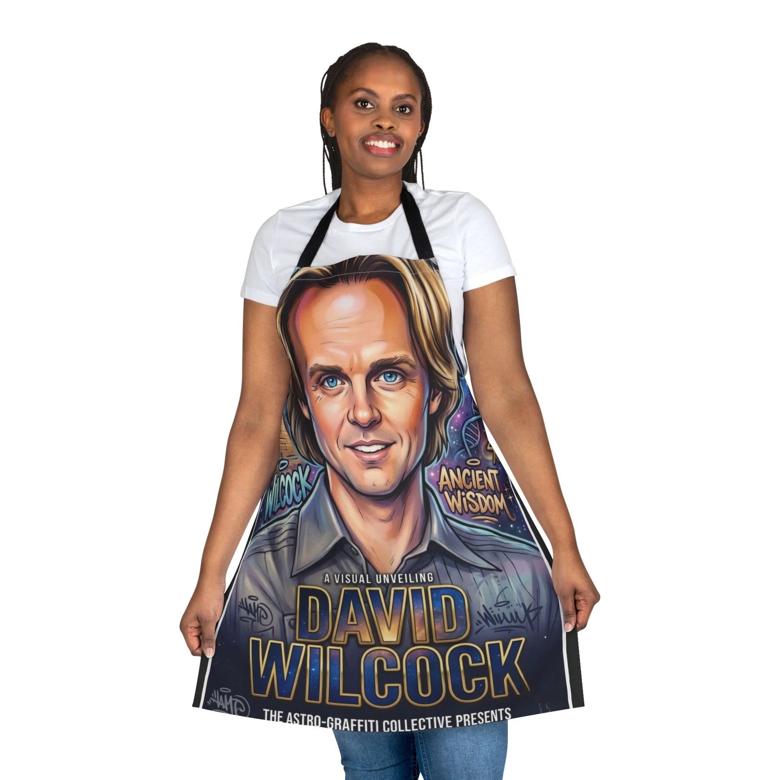 David Wilcock Portrait Apron | Ancient Wisdom Graphic by GT Artland