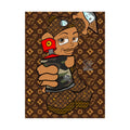 Ebony Spray Can Kid GT High Fashion Graffiti Designer Matte Vertical Posters by