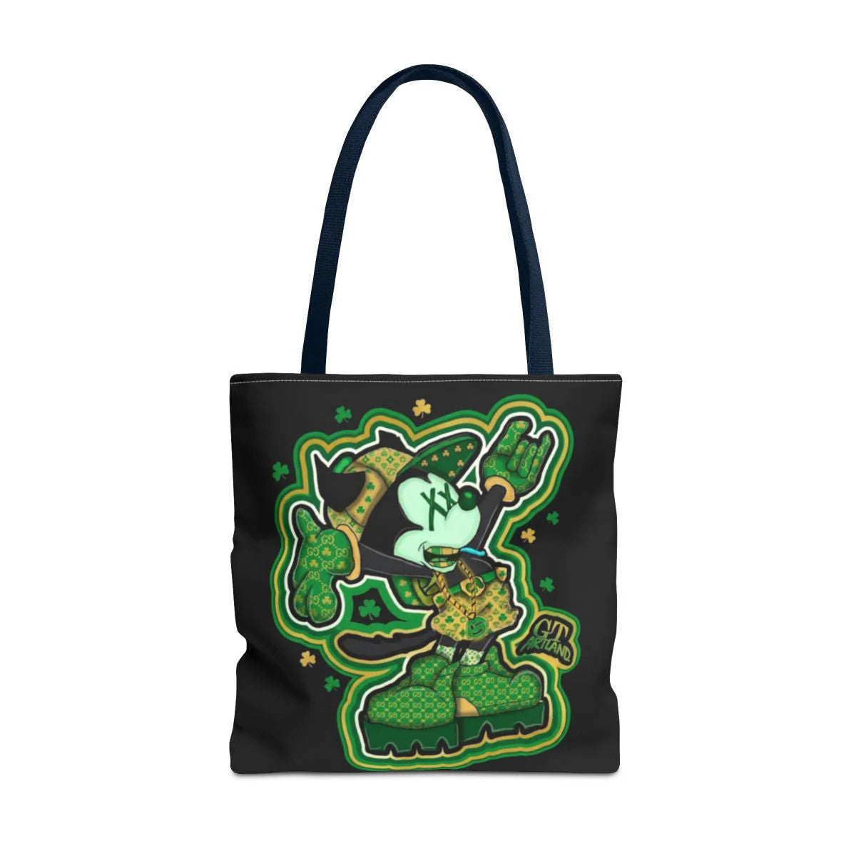"Lucky Art" Urban Shamrock Designer Mickey Graffiti Splash St. Patrick Theme