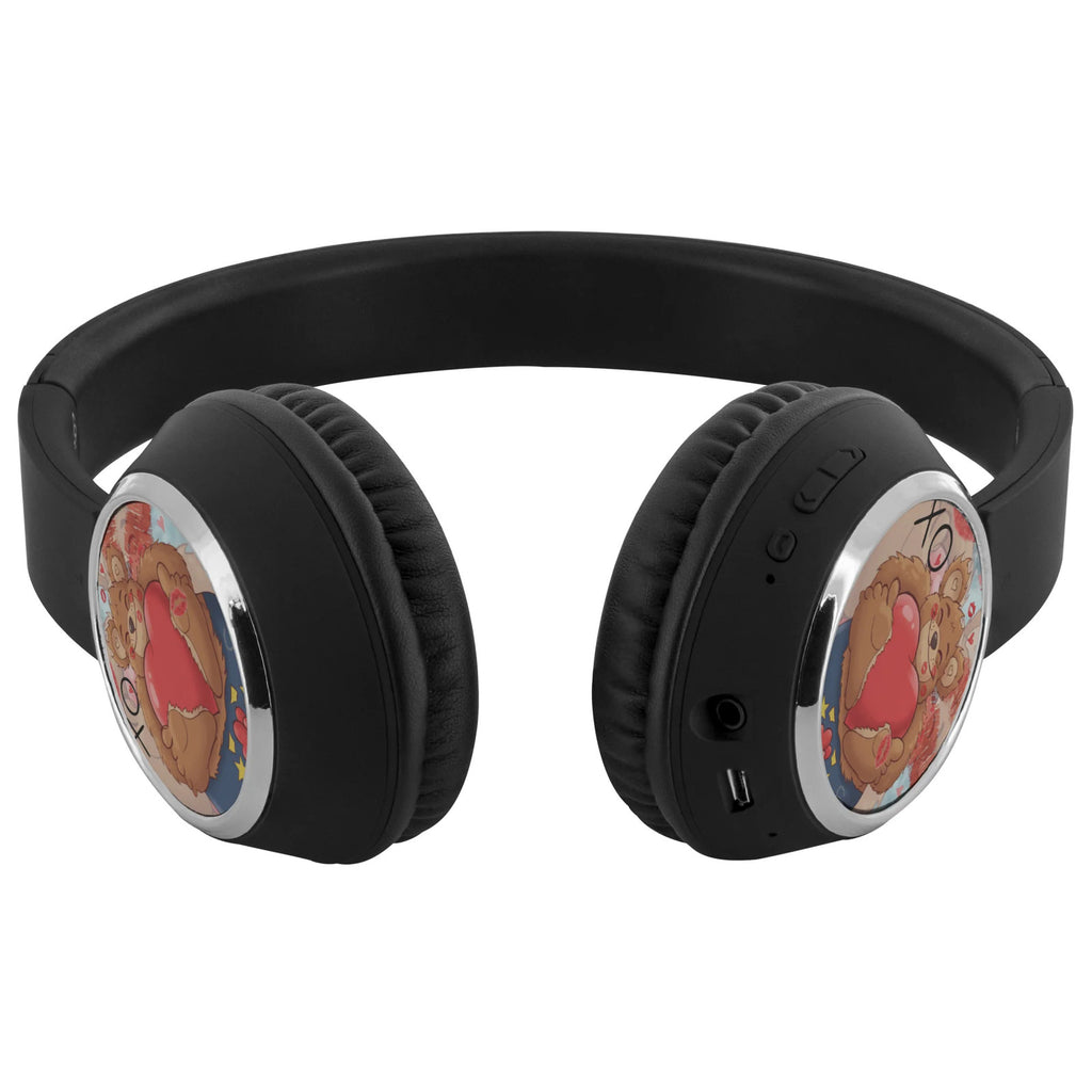 XO Insta Manga Teddy Bear Love Heart Cute Designer Beebop Headphones by GT