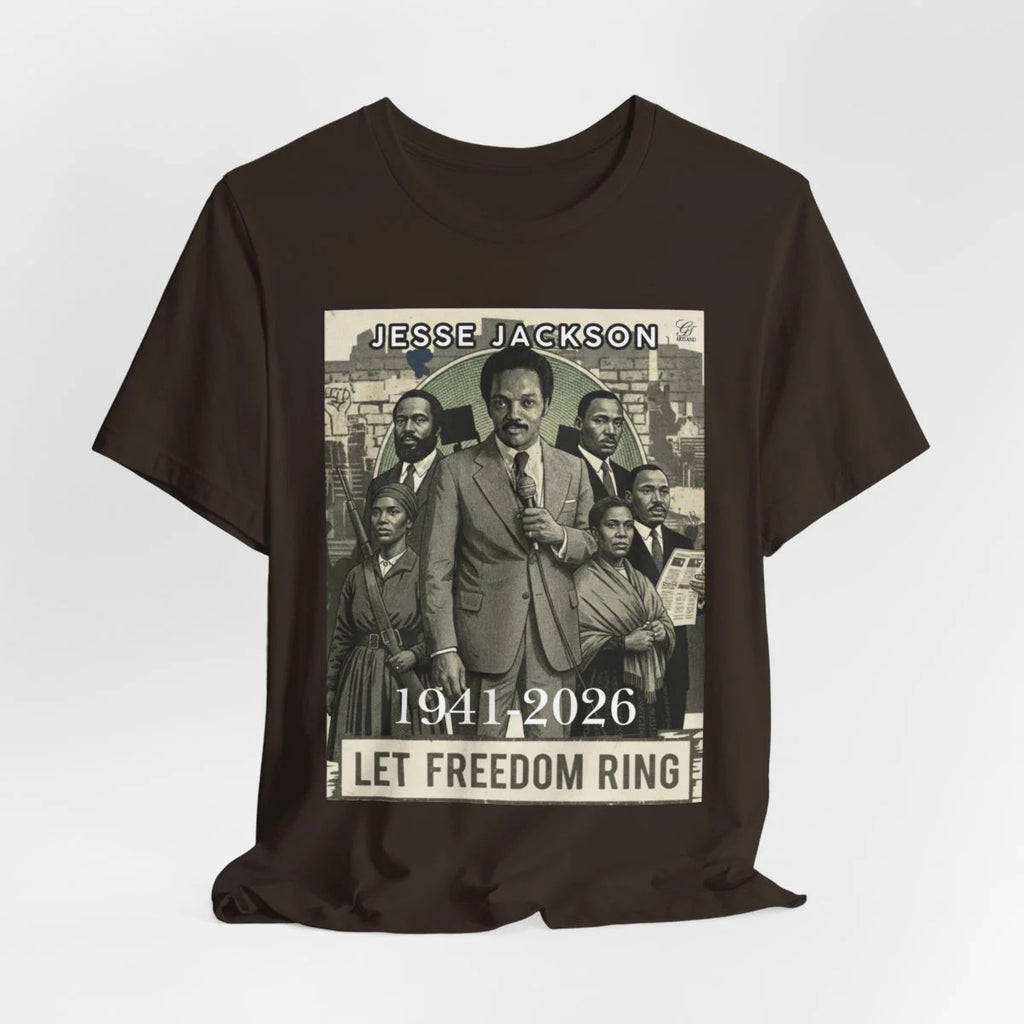 "LET FREEDOM RING" Historical Urban Toon Jesse Jackson Legacy Tribute 1941-2026