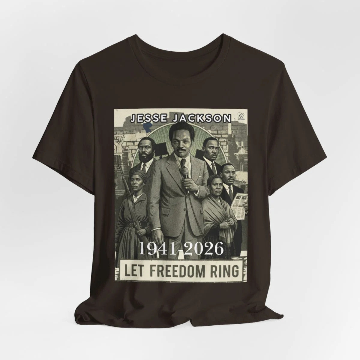 "LET FREEDOM RING" Historical Urban Toon Jesse Jackson Legacy Tribute 1941-2026