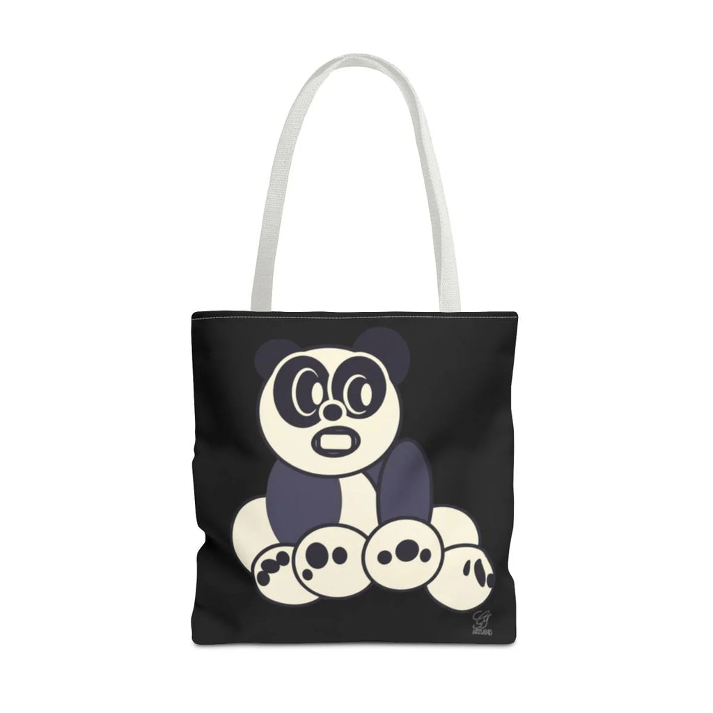 Urban Panda GT Blackout Designer Tote Bag Designer | All-Over Print by GT