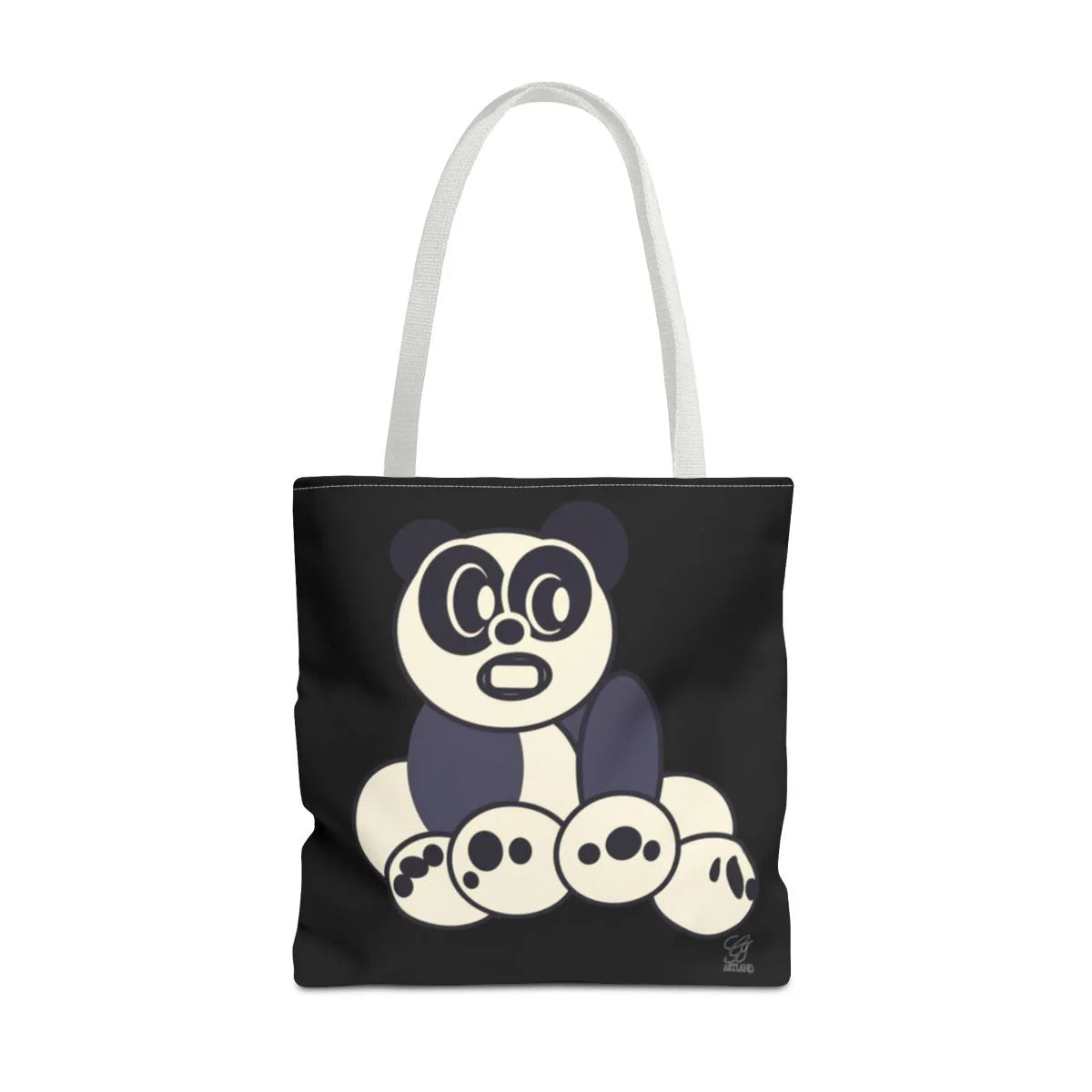 Urban Panda GT Blackout Designer Tote Bag Designer | All-Over Print by GT