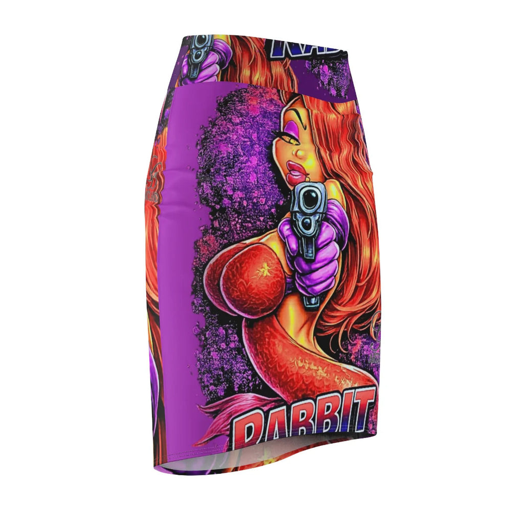 Rabbit Vixen Designer Fashion Women's Pencil Skirt by GT Artland