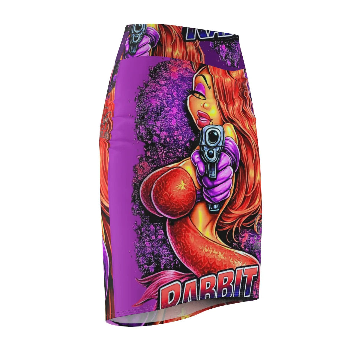 Rabbit Vixen Designer Fashion Women's Pencil Skirt by GT Artland