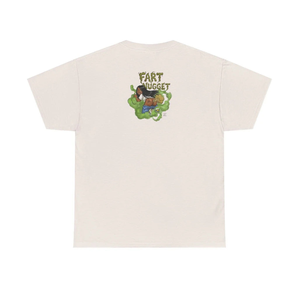 Fart Nugget Ebony Girl Unisex Heavy Cotton Tee by GT Artland