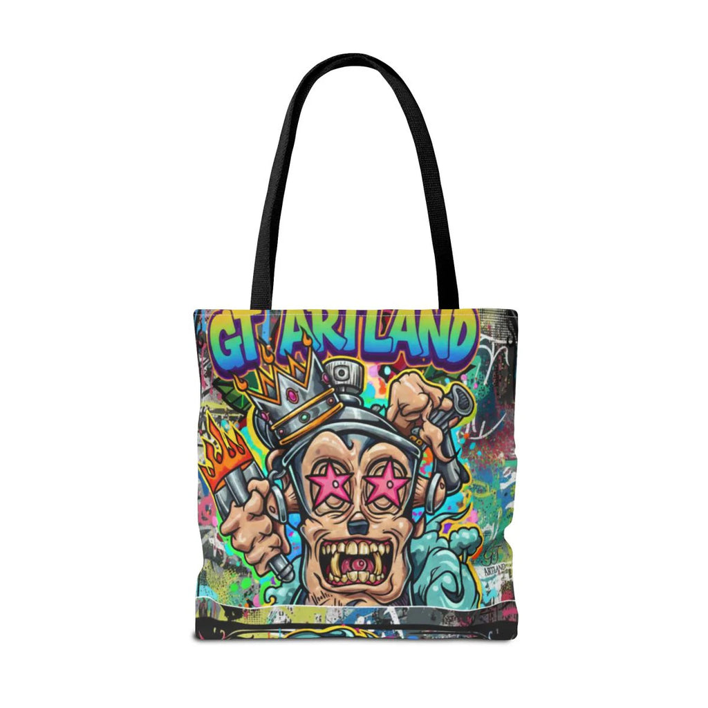 Spray Can King Art God Designer Tote Bag Designer | All-Over Print by GT Artland