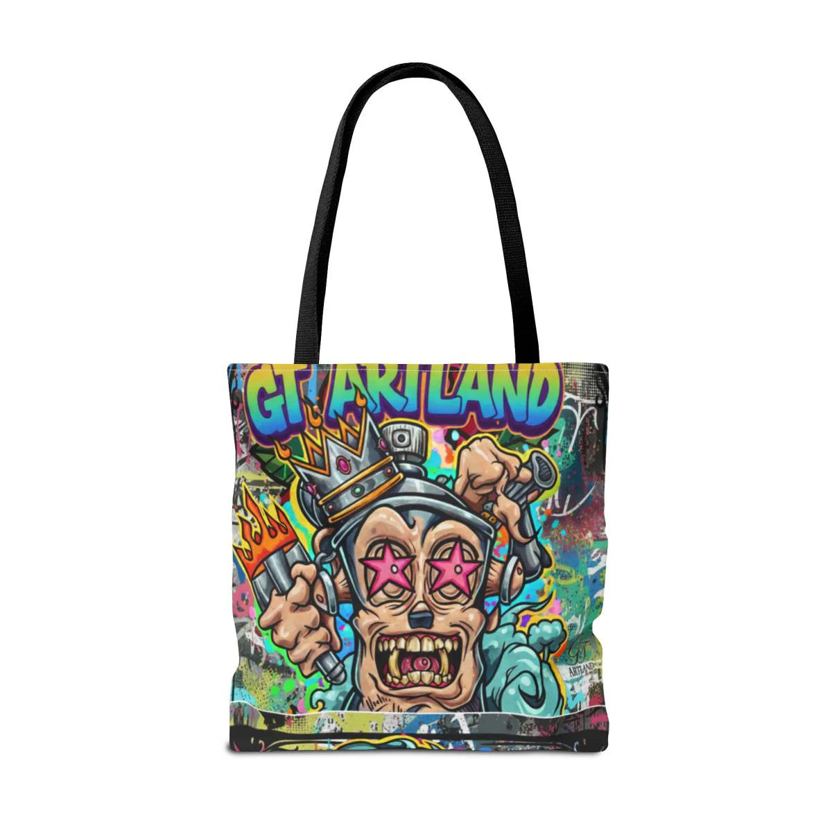 Spray Can King Art God Designer Tote Bag Designer | All-Over Print by GT Artland