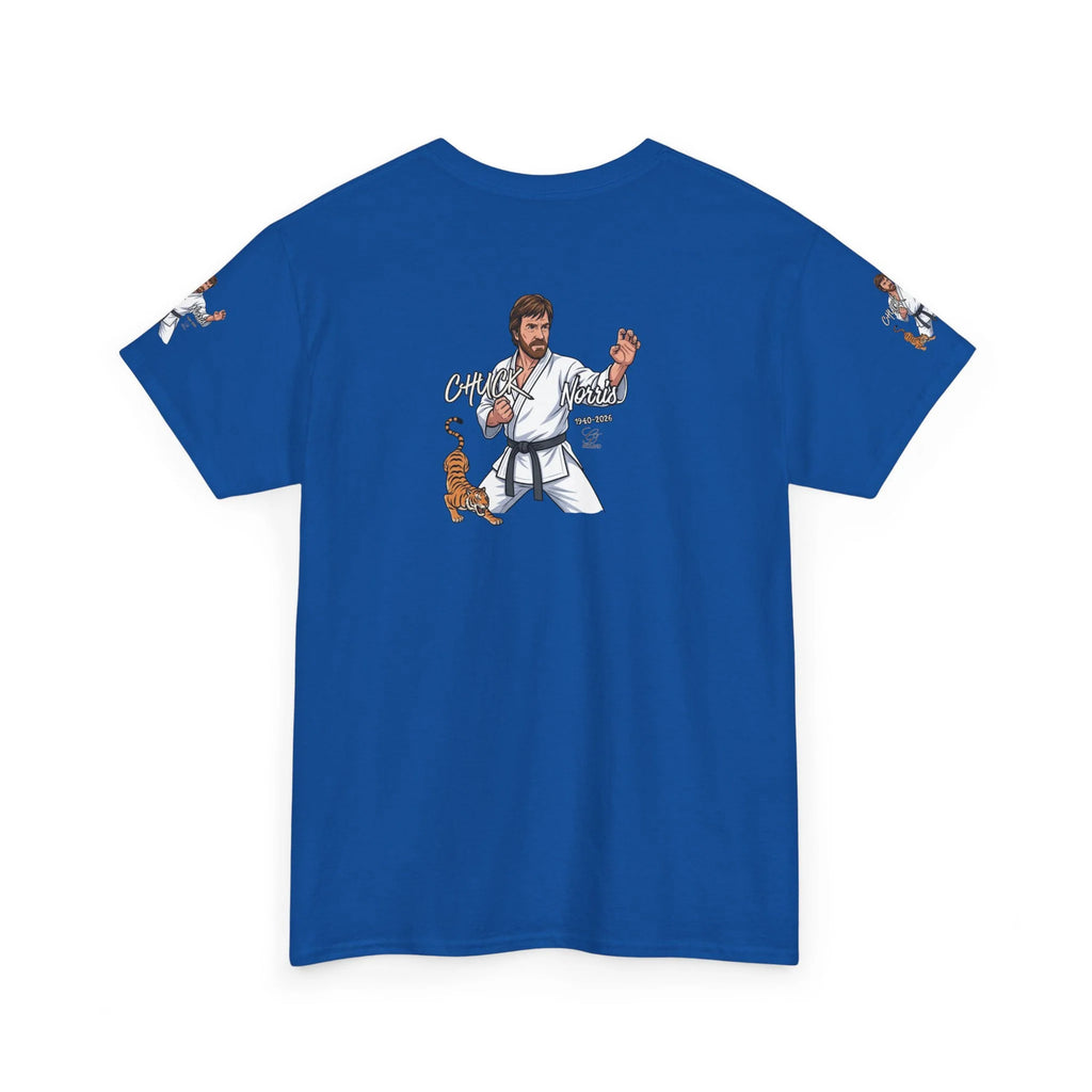 Chuck Norris Karate Pose T-Shirt | Tiger Illustration, Martial Arts Tee by GT