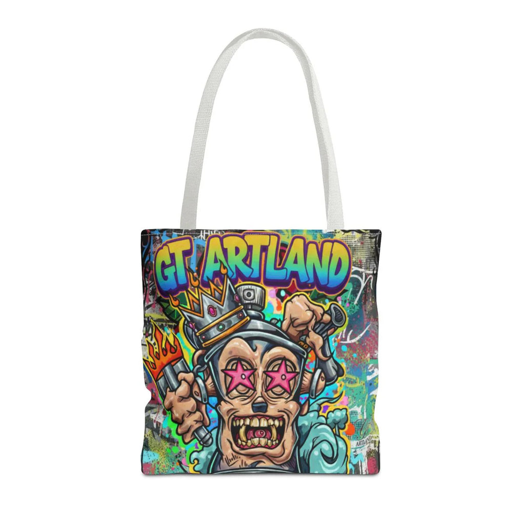 Spray Can King Art God Designer Tote Bag Designer | All-Over Print by GT Artland