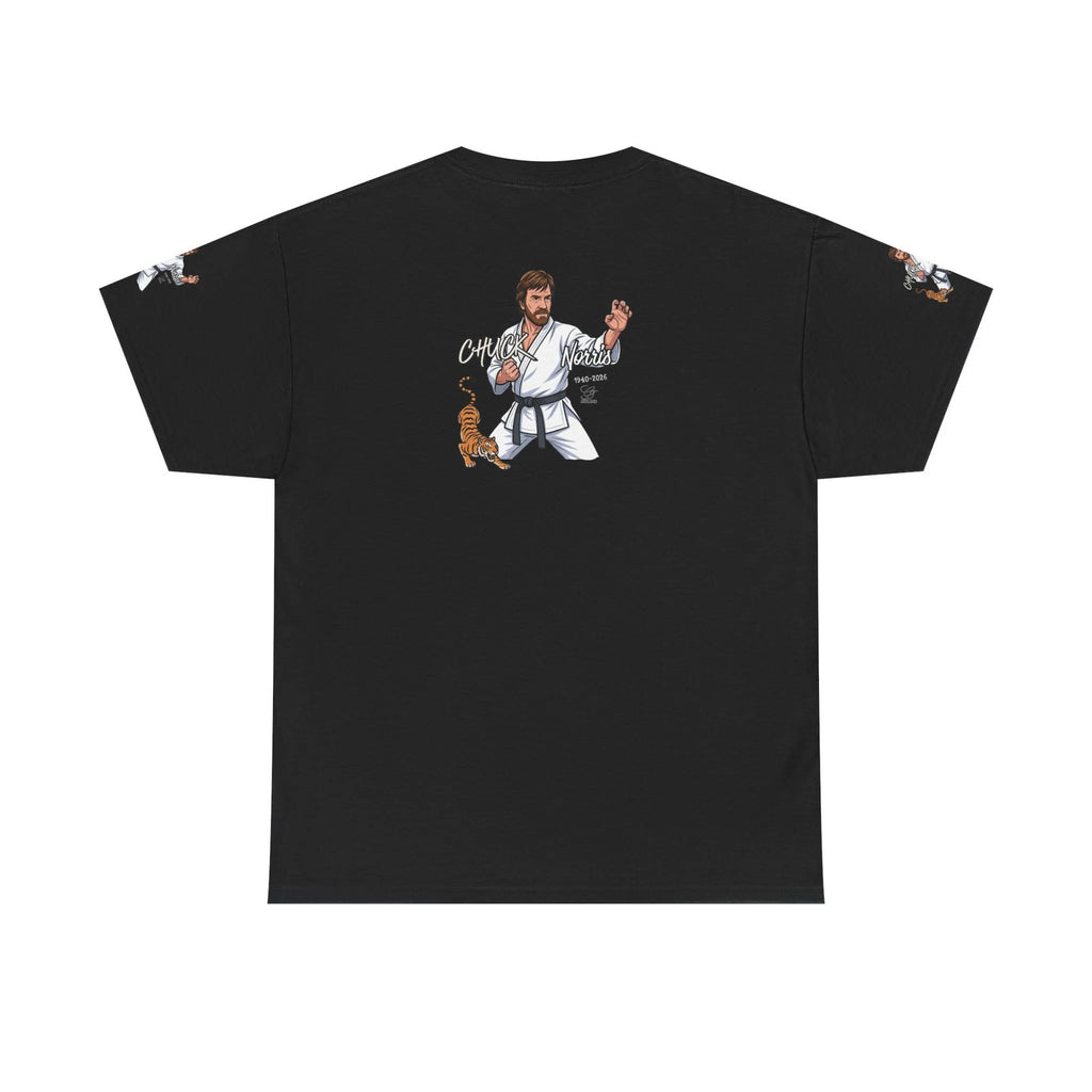 Chuck Norris Karate Pose T-Shirt | Tiger Illustration, Martial Arts Tee by GT