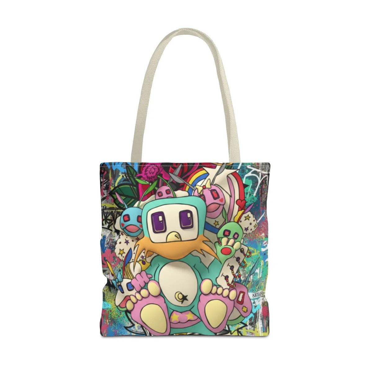Poon Urban Designer Splash Tote Bag Designer | All-Over Print by GT Artland