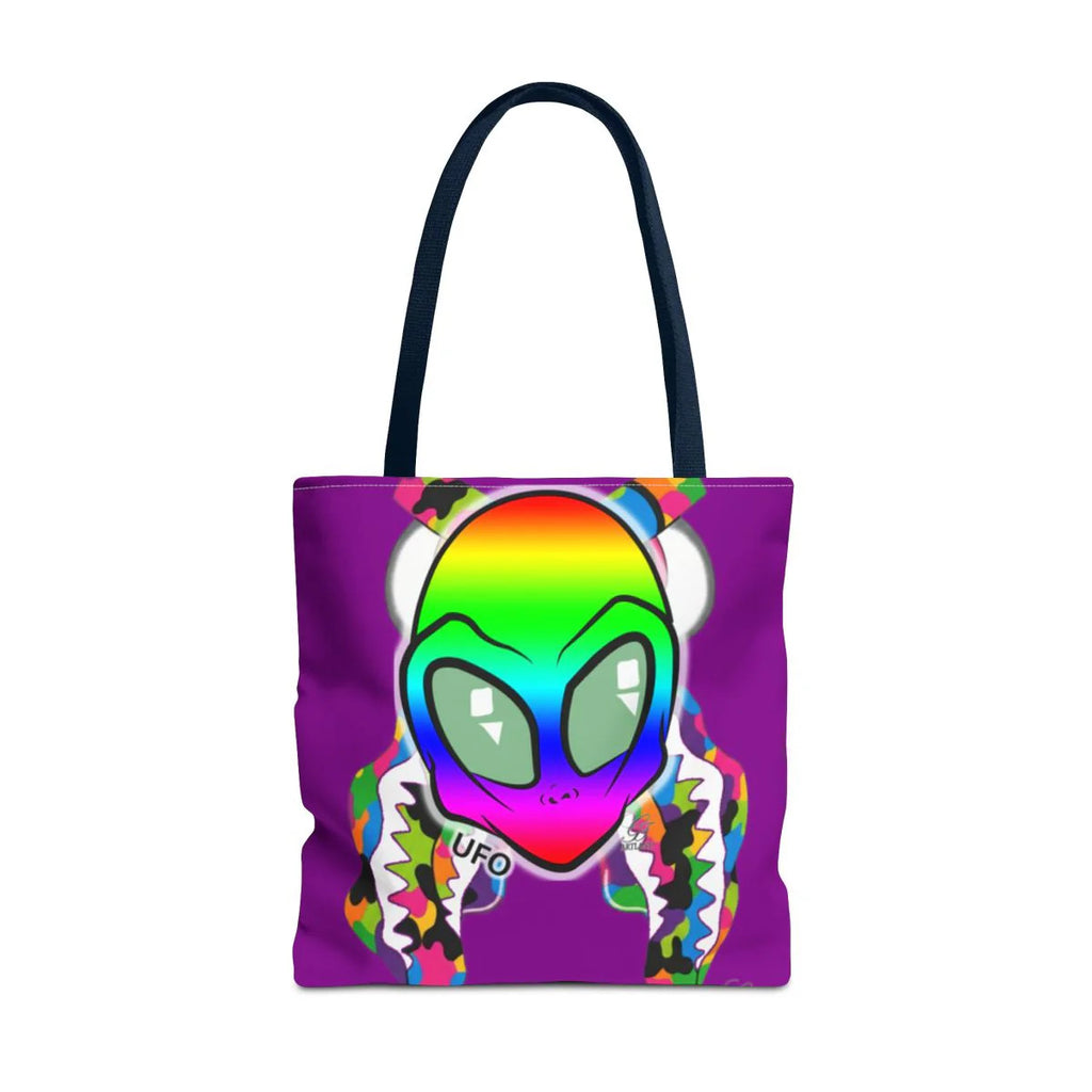 UFO Gape Gator Fatigue Designer Bite Tote Bag (AOP) by GT Artland