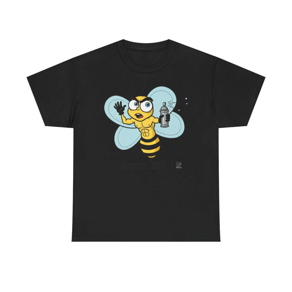 Buzz Off Bumble Bee Toon Unisex style Heavy Cotton Tee BY GT ARTLAND