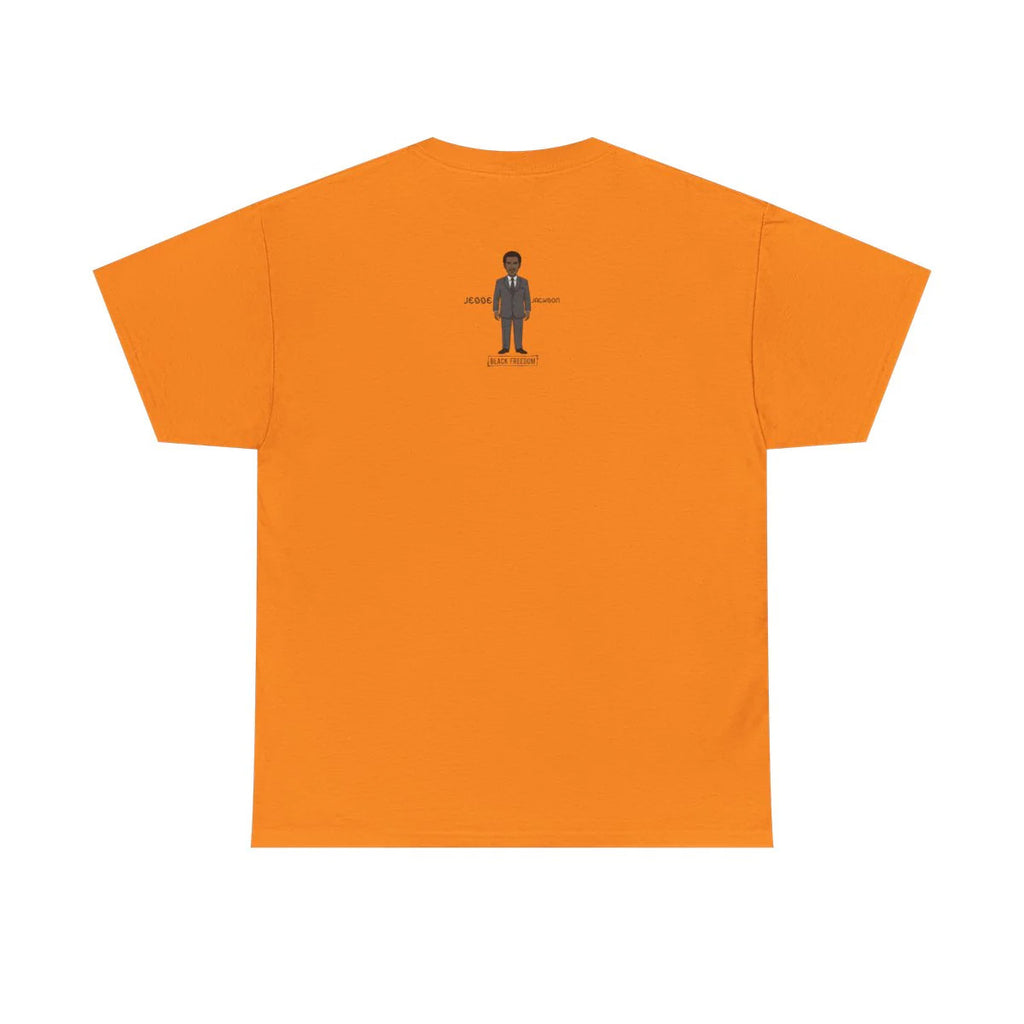 Jesse Jackson Urban Cartoon Unisex Heavy Cotton Tee by GT Artland