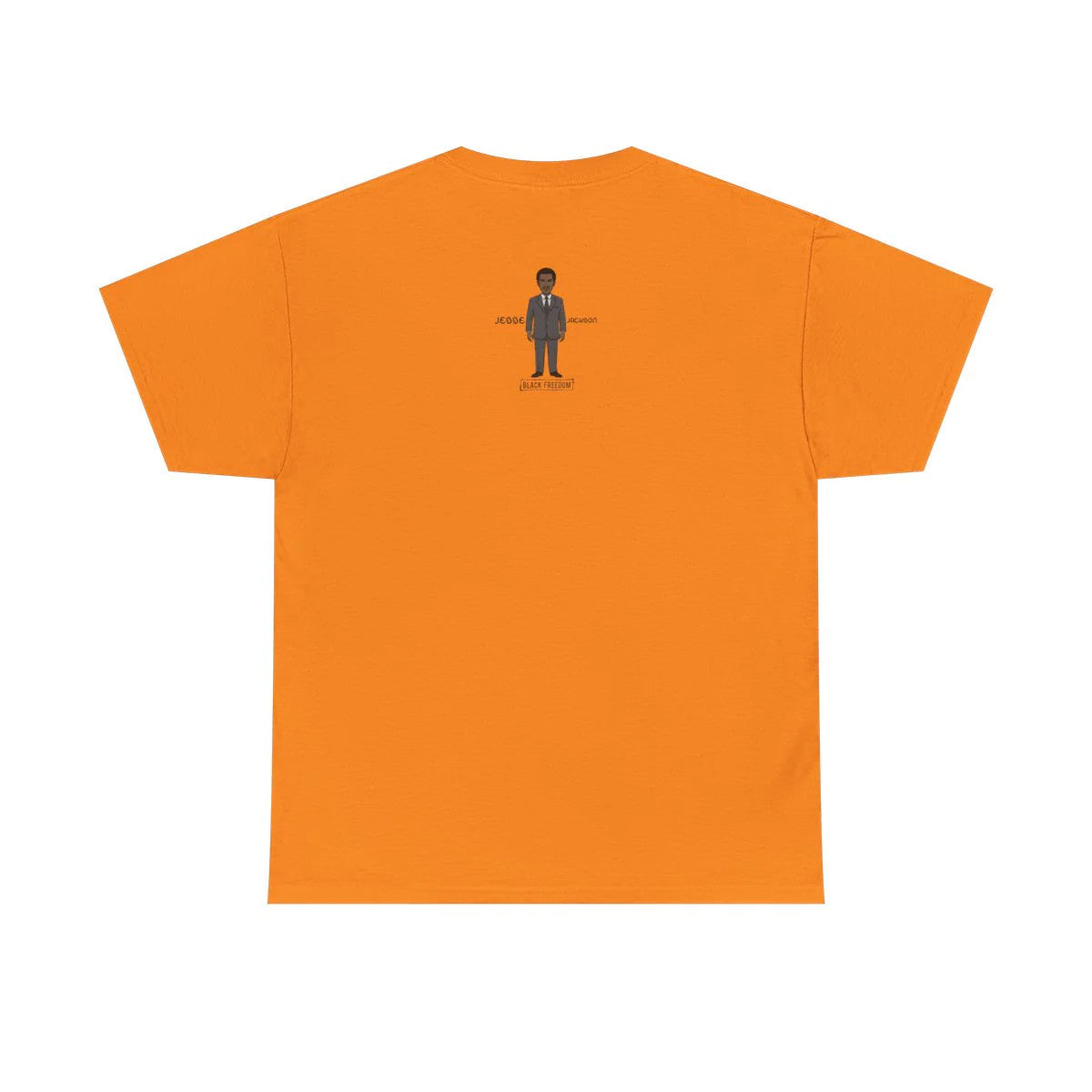 Jesse Jackson Urban Cartoon Unisex Heavy Cotton Tee by GT Artland