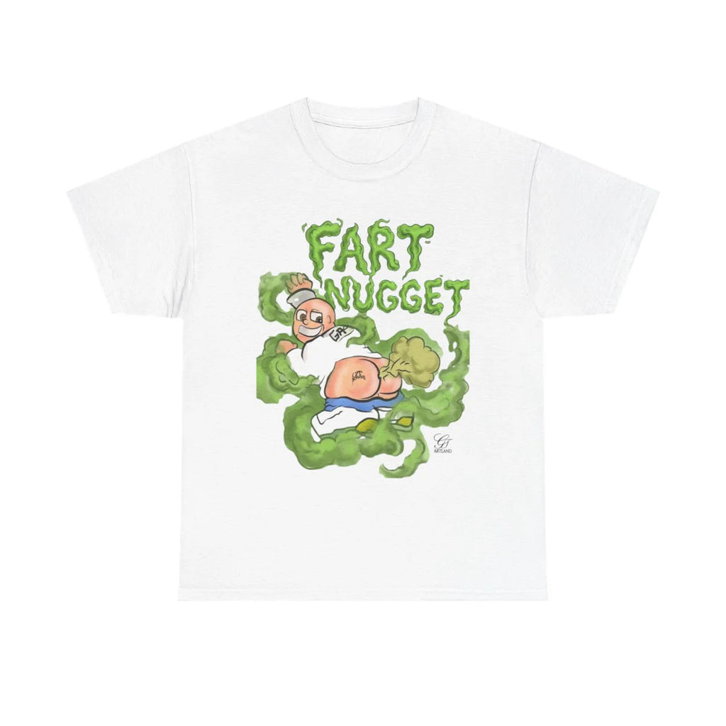Fart Nugget Unisex Heavy Cotton Tee by GT Artland