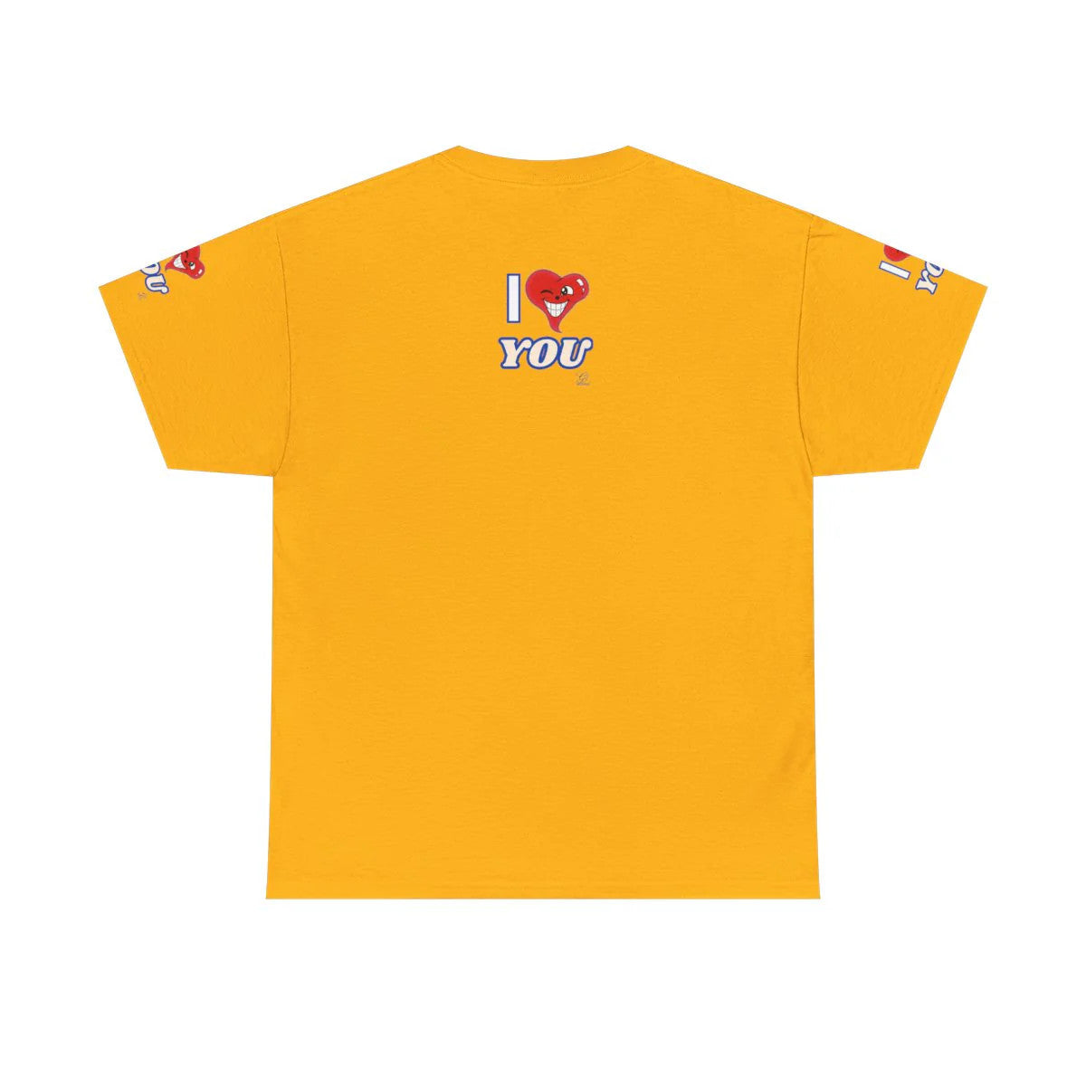 I LOVE Heart YOU Designer Heart Unisex Heavy Cotton Tee by GT Artland