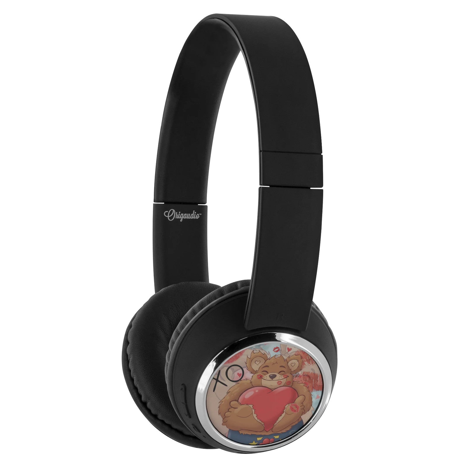 XO Insta Manga Teddy Bear Love Heart Cute Designer Beebop Headphones by GT
