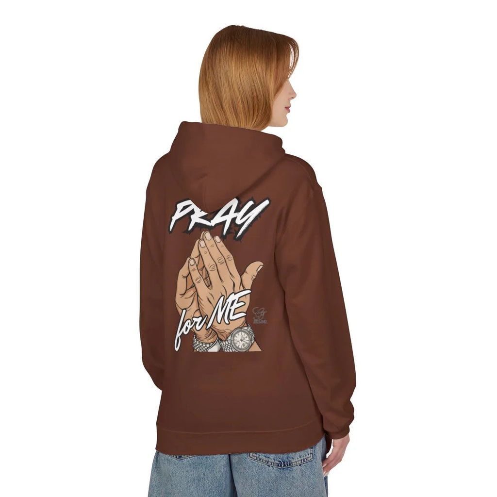 Pray For Me Elite Designer Unisex Midweight Softstyle Fleece Hoodie by GT