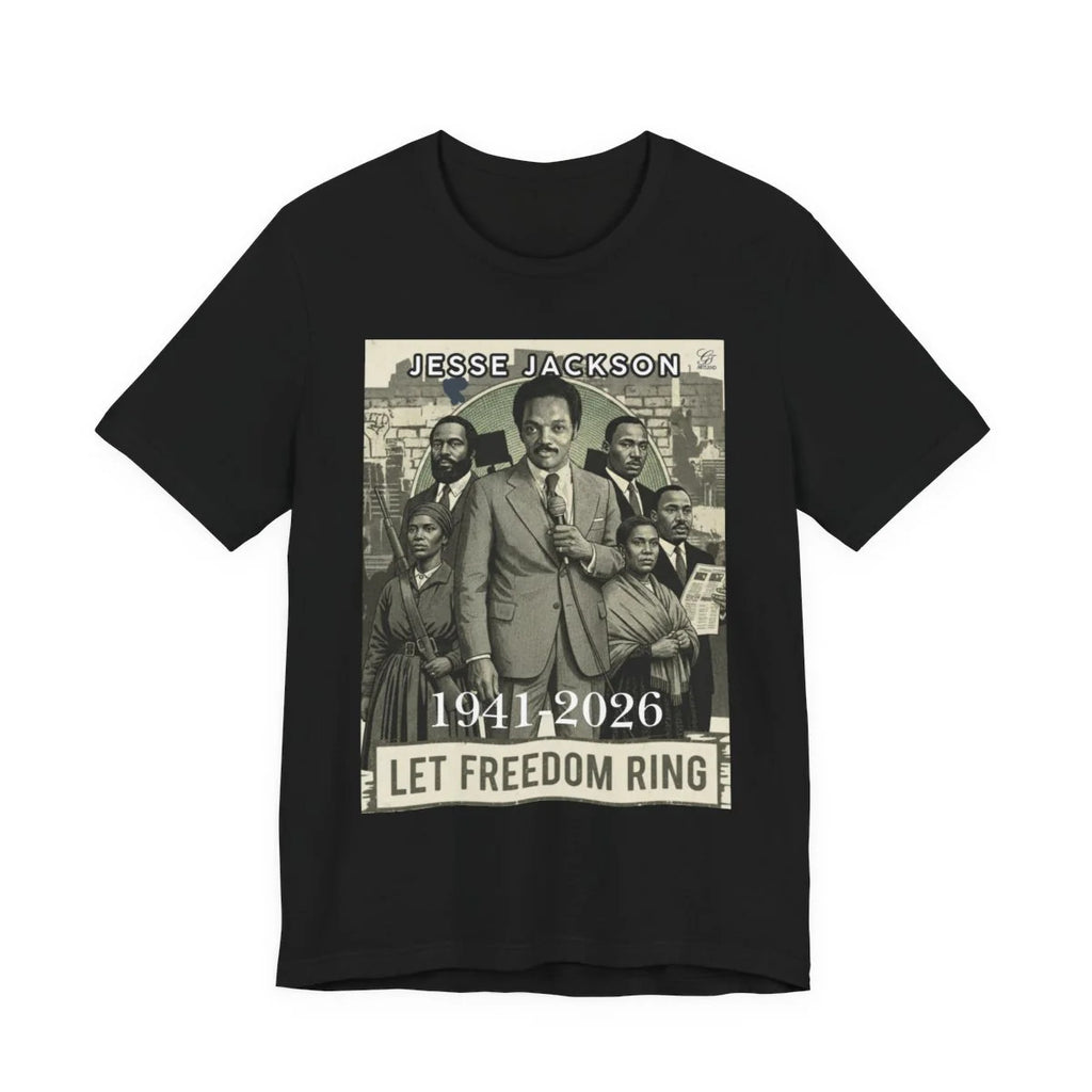 "LET FREEDOM RING" Historical Urban Toon Jesse Jackson Legacy Tribute 1941-2026