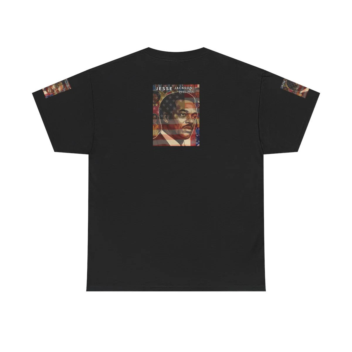 Jesse Jackson Legendary USA Hero Tribute Designer Deluxe Unisex Heavy Cotton