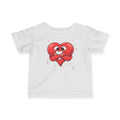 Cute Baby Heart Holding Heart Love Infant Fine Jersey Tee by GT Artland