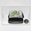 SLICE AIRBRUSH GRAFFITI HAT NYC STYLE BY GT ARTLAND ANY NAME ANY COLORS
