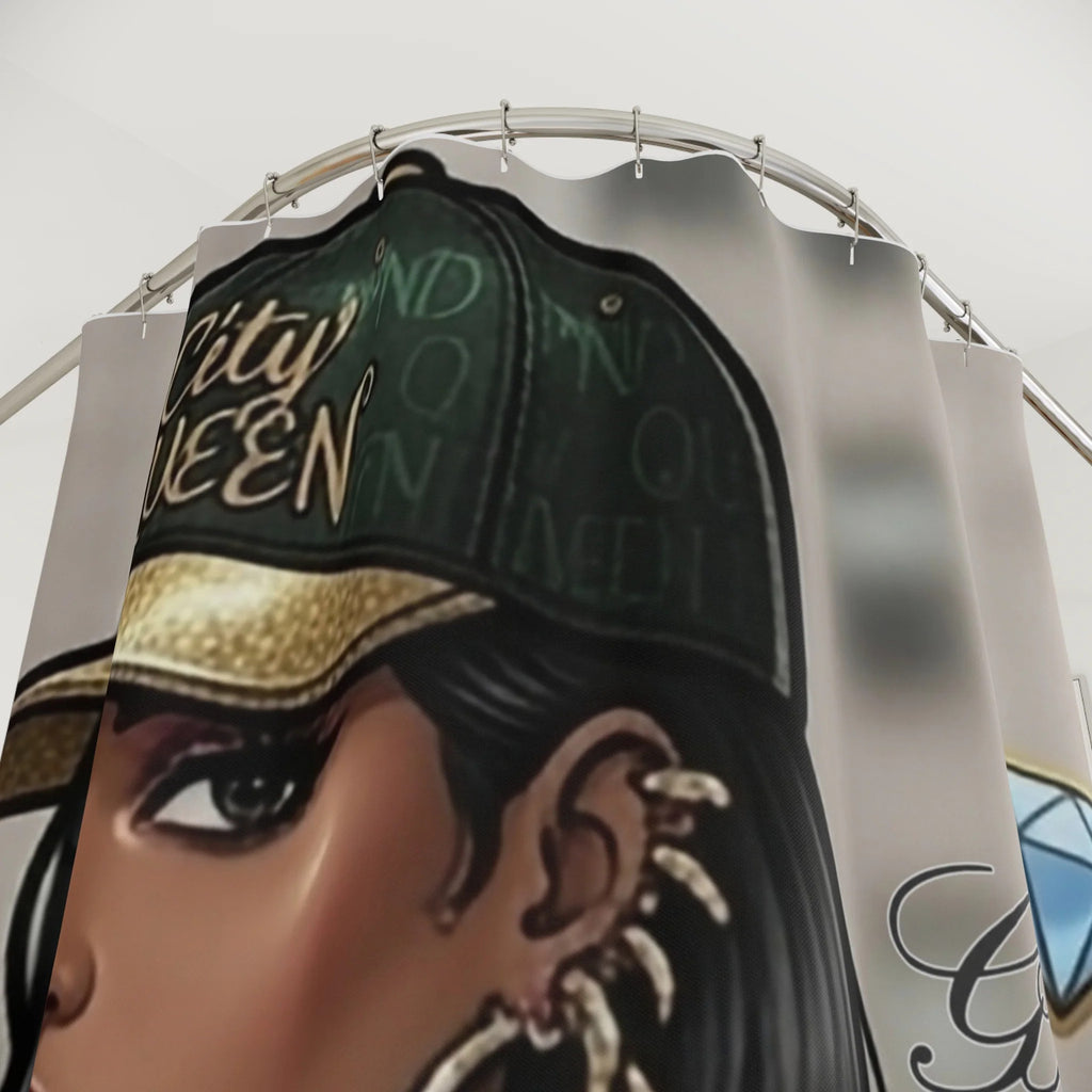 City Queen Shower Curtain -Bathroom