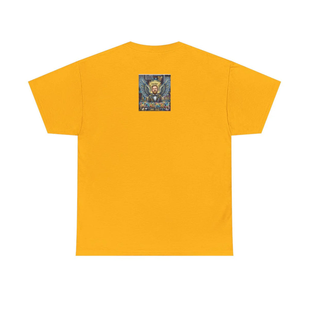 Michael Patrick Tribute Urban Angel Style Designer Unisex Heavy Cotton Tee by