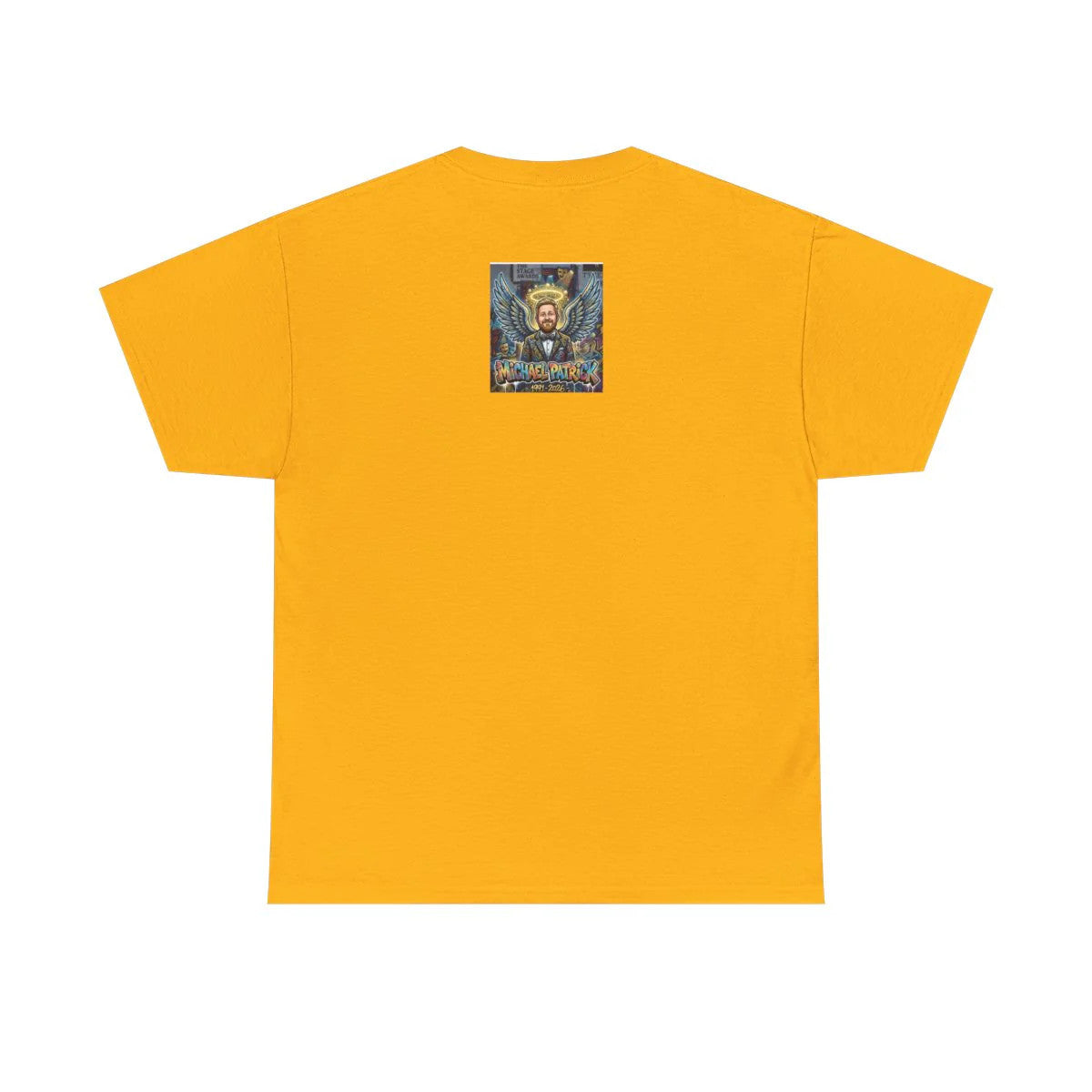 Michael Patrick Tribute Urban Angel Style Designer Unisex Heavy Cotton Tee by