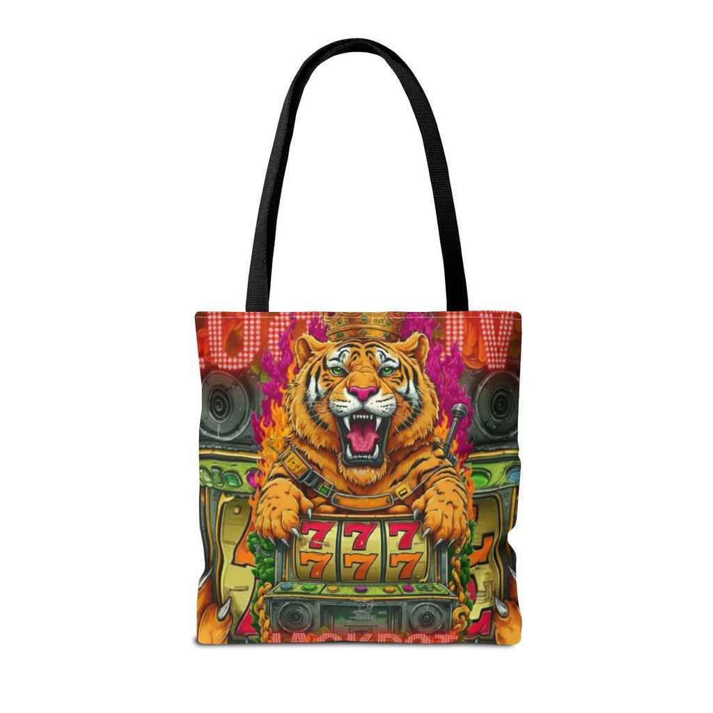 Tiger Spirit "Jackpot" Lucky Edition Casino Style HD Tote Bag Designer |
