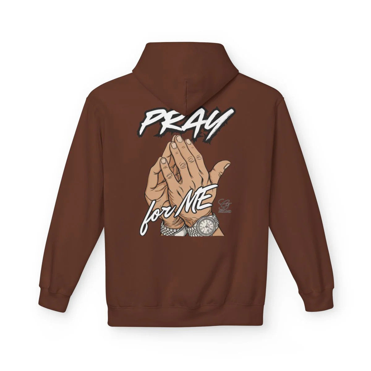 Pray For Me Elite Designer Unisex Midweight Softstyle Fleece Hoodie by GT