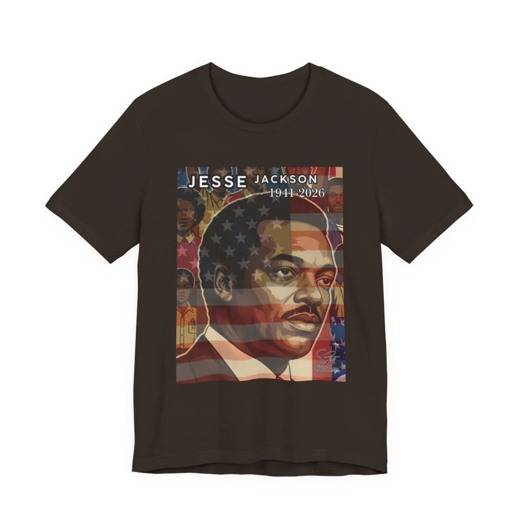 Historical Jesse Jackson Legacy Tribute American PRIDE 1941-2026 Afro Style