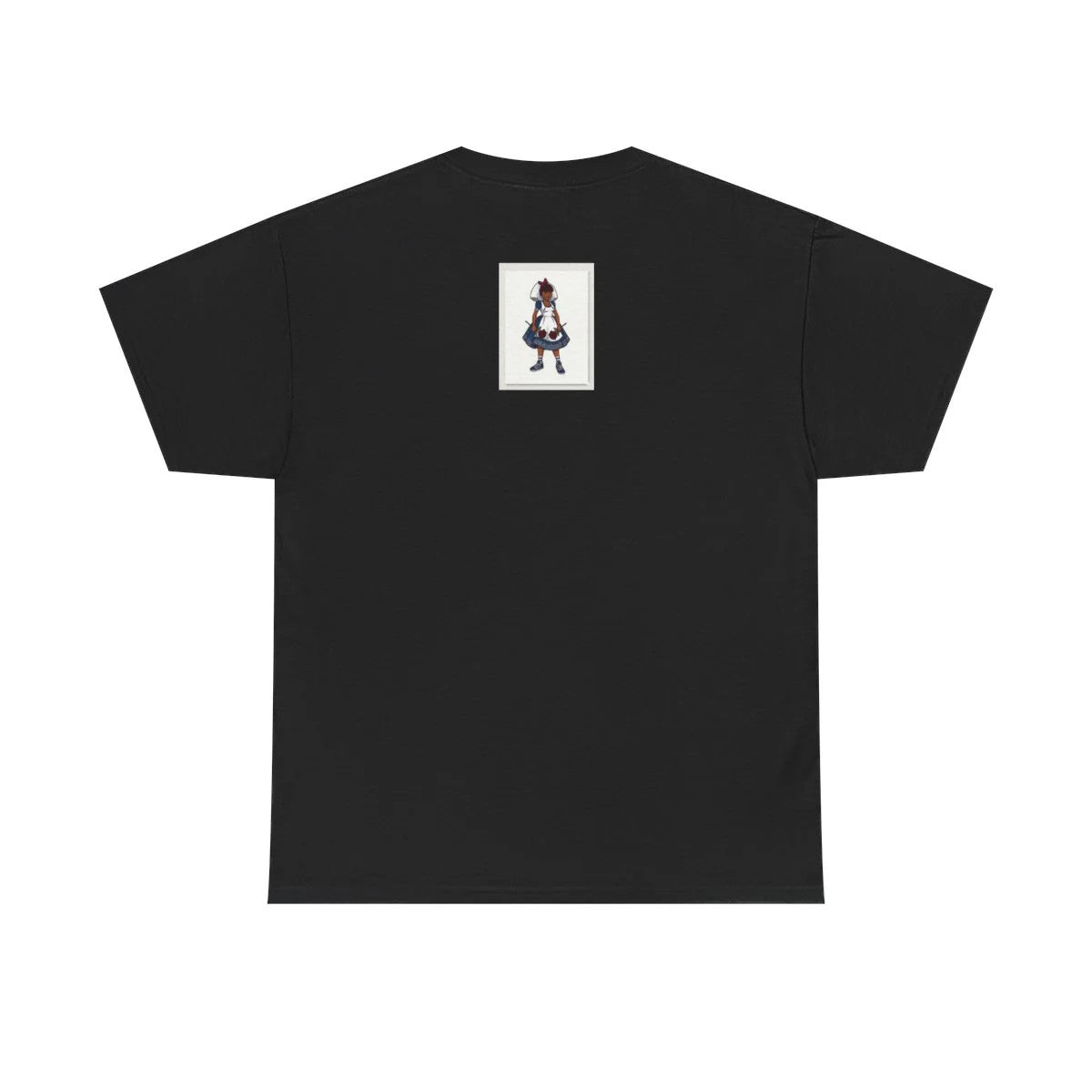 Ebony Girl Praying Cute Designer Style Unisex Heavy Cotton Tee by GT Artland