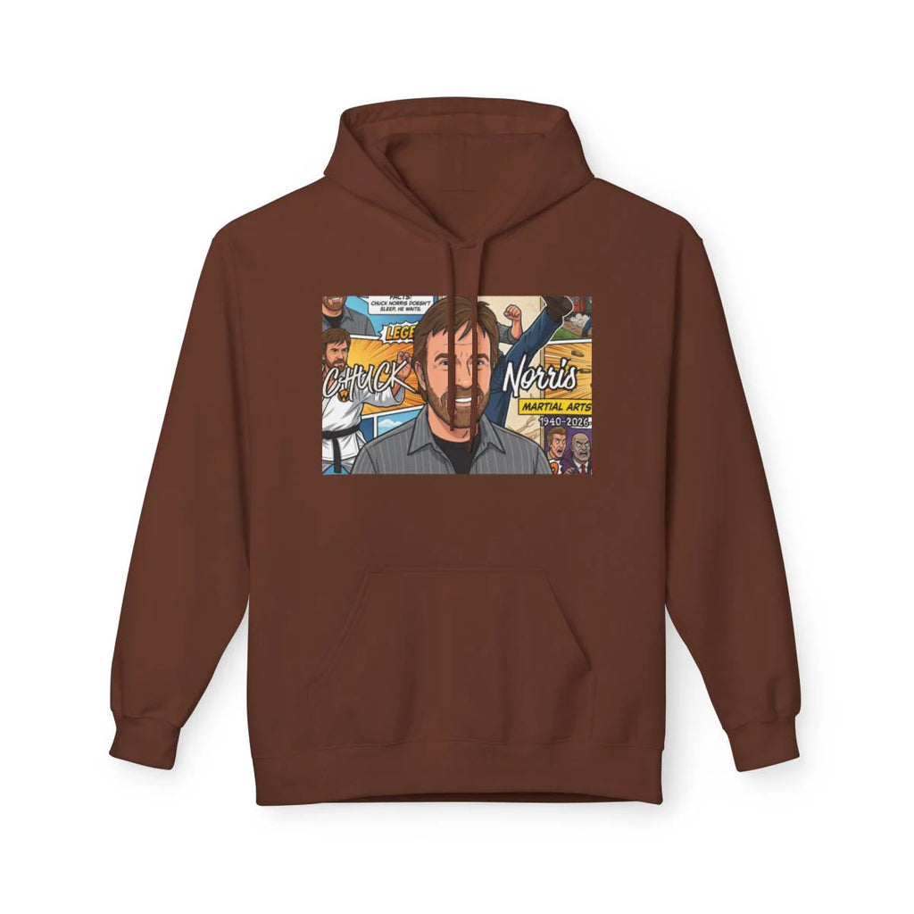 Chuck Norris Urban Toon Elite Designer Unisex Midweight Softstyle Fleece Hoodie
