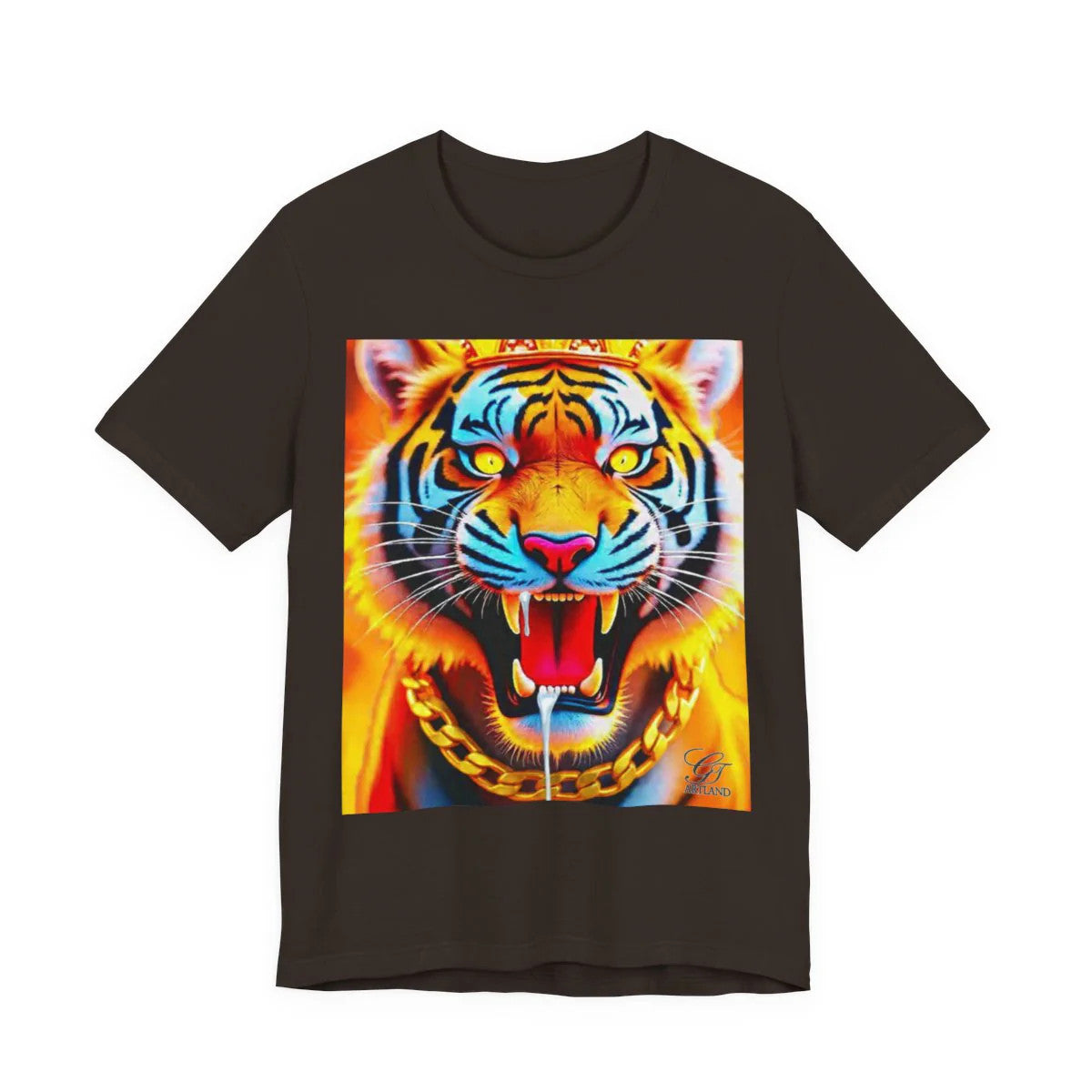Hungry Fire Tiger Unisex Jersey Short Sleeve Tee by GT Artland