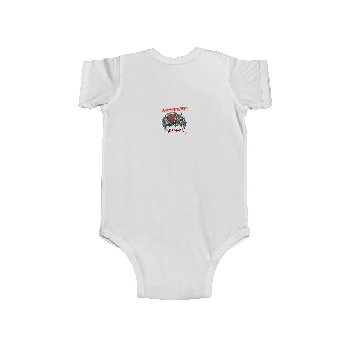 "Fragmented Yet, Flying" Motivational Infant Fine Jersey Bodysuit by GT Artland