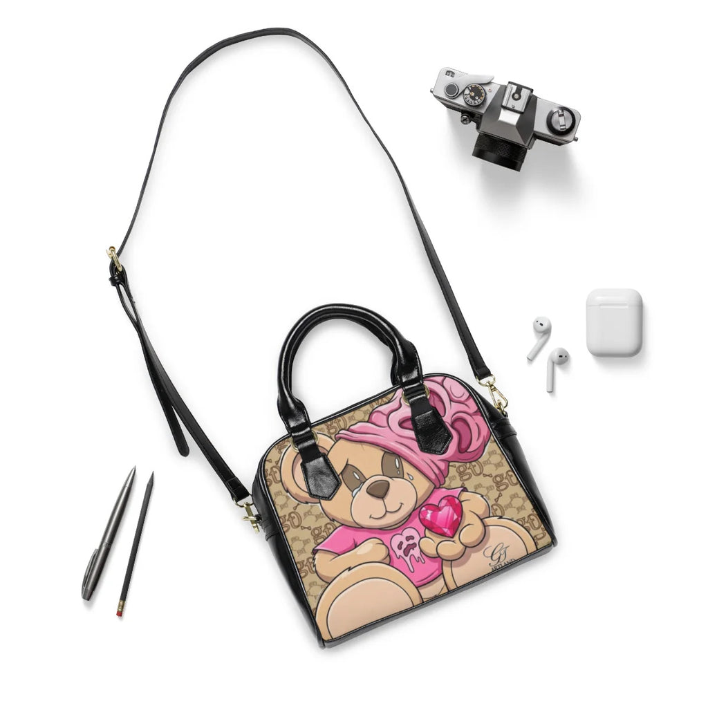 Pink Goon Designer Teddy Bear Bag Shoulder Handbag by GT Artland