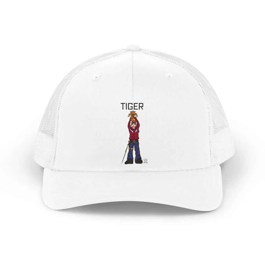 Tiger King Classic Edition Designer Trucker Retro Hat by GT Artland