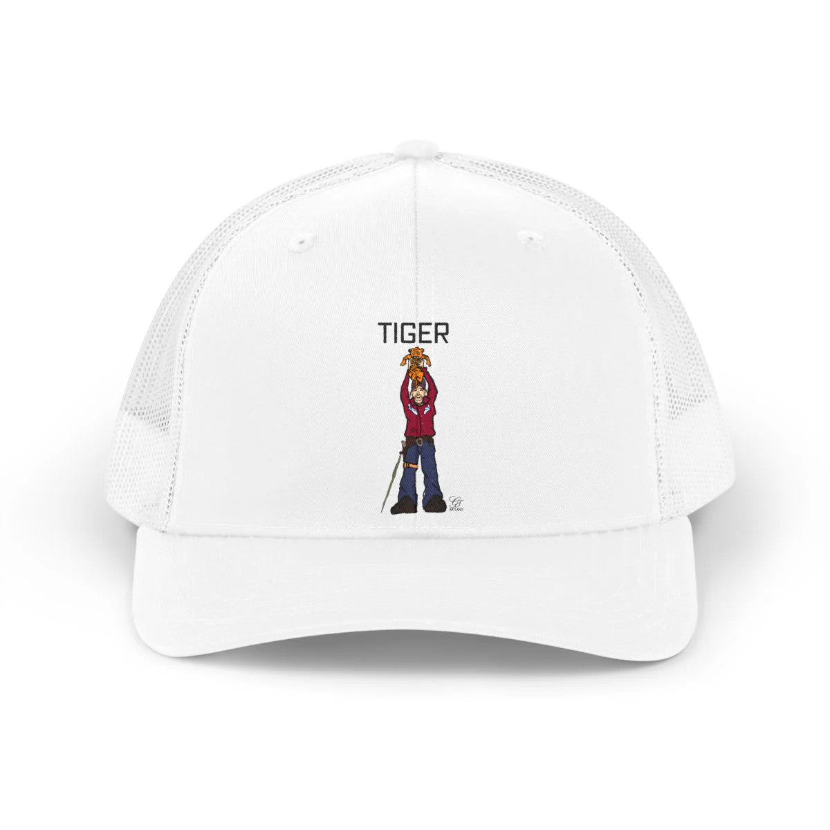 Tiger King Classic Edition Designer Trucker Retro Hat by GT Artland
