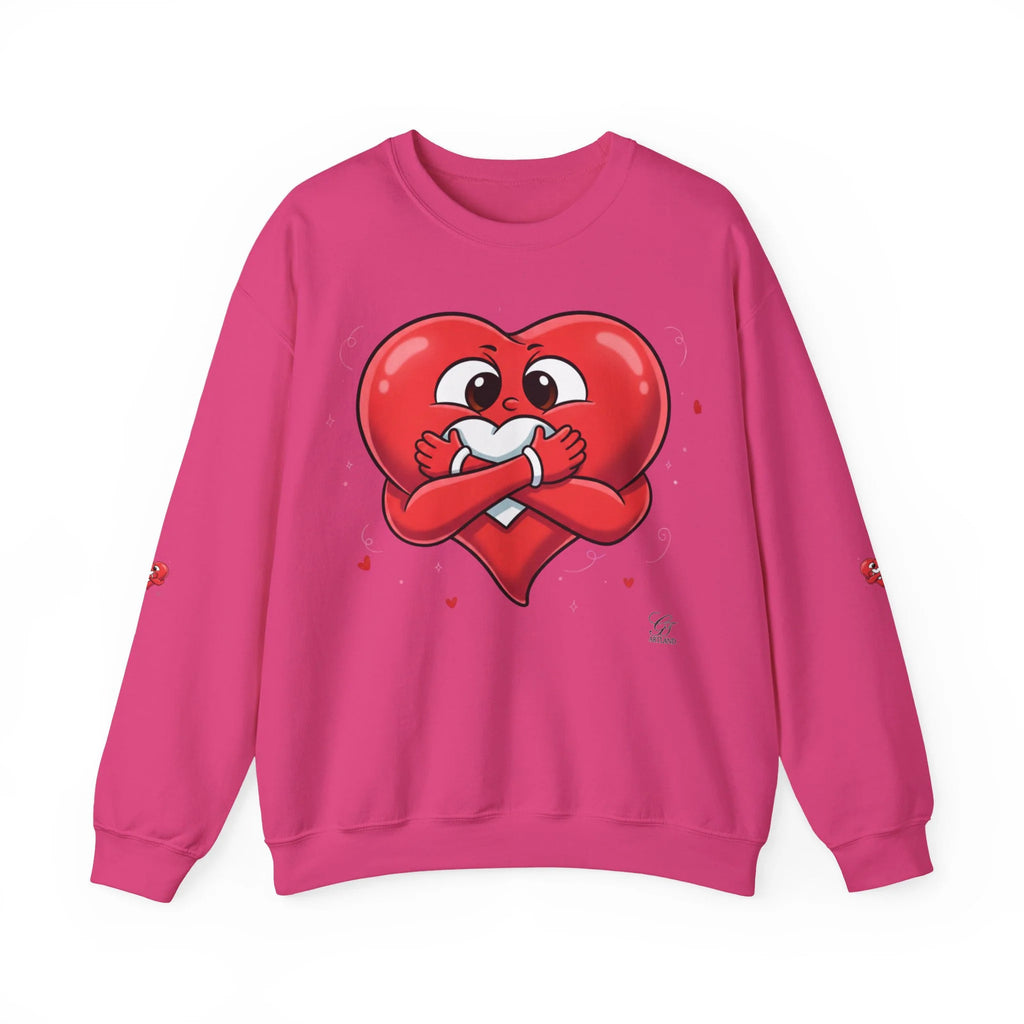 Cute Heart Holding Heart Unisex Heavy Blend™ Crewneck Sweatshirt by GT Artland